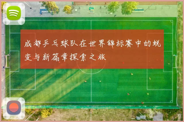 成都乒乓球队在世界锦标赛中的蜕变与新篇章探索之旅